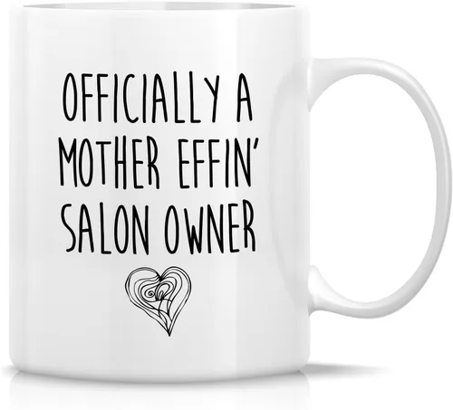 Miniatura 6 de Retreez Taza divertida – Taza de café de cerámica de 11 onzas con texto en inglés "I Make People Beautiful Hairstylist Hairdresser" de 11 onzas