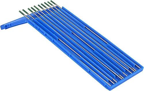 Miniatura 4 de Rstar Electrodos de tungsteno para soldadura TIG, tungsteno puro, 1/16 x 7 pulgadas (verde, WP), paquete de 10