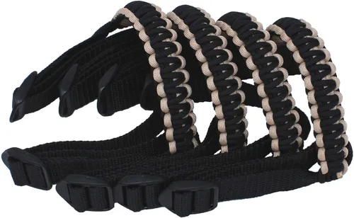 Miniatura 16 de BubbasGarageTv - Asas reversibles de Paracord para Jeep Wrangler - Verde lima y negro - Elige tus pares