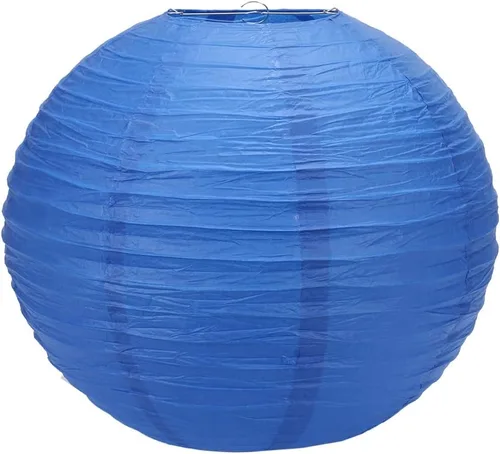 Miniatura 8 de Balagan Linternas de papel japonesas chinas de 16 pulgadas 5 paquetes (azul, 16 pulgadas) BLG-220503 0