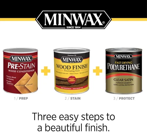 Miniatura 9 de Minwax 70010444 Acabado para madera, Fruitwood, 1 cuarto de galón