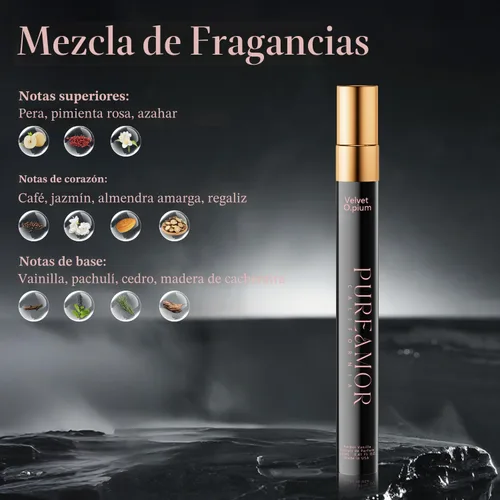 Miniatura 2 de Perfumes de Feromonas PUREAMOR para Mujeres, Perfume de Vainilla Ámbar, Eau De Parfum de Larga Duración, Colonia de Mezcla de Aromas Premium