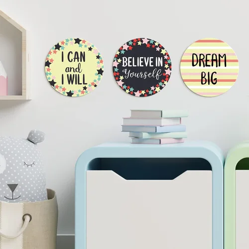 Miniatura 4 de Sweetzer & Orange 30 acentos de confeti de mentalidad de crecimiento, frases positivas, arte de pared motivacional, tarjetas inspiradoras con citas