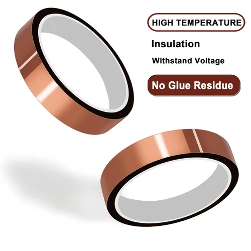 Miniatura 7 de Intbuying, cinta koptan de alta temperatura, resistente al calor, cinta de sublimación, 2 rollos, 10 mm x 33 m, 100 pies