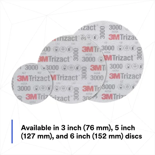 Miniatura 12 de 3M Trizact Hookit - Disco de espuma, 02085, 6 pulgadas, P3000, 15 discos, reduce marcas de remolino, lijado abrasivo para reparación de colisiones