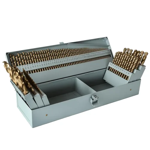 Miniatura 10 de COMOWARE Juego de Brocas de Cobalto- 29 Piezas M35 Acero de Alta Velocidad Helicoidal Longitud Estándar para Metal Endurecido, Acero Inoxidable