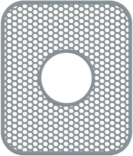 Miniatura 60 de Bestjing Tapete de silicona para fregadero - Protectores para fregadero de cocina con drenaje central, accesorio de rejilla de cocina de 26" x 14