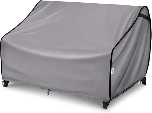 Miniatura 11 de Funda impermeable para sofá de exterior de 88W×40D×33H - Protector resistente para banco de patio de 3 plazas, se ajusta a muebles de 86-88 pulgadas