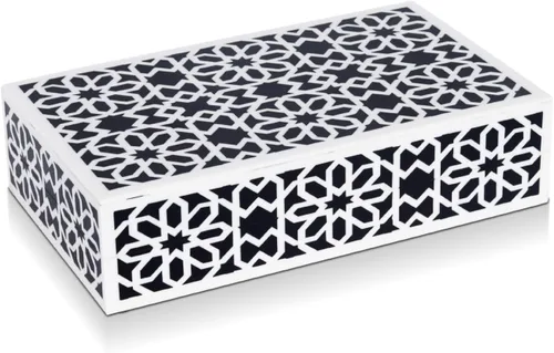 Miniatura 11 de Handicrafts Home Caja de recuerdo decorativa de 8 x 5 – Pequeña caja organizadora con tapa, almacenamiento decorativo Boho, caja de memoria retro
