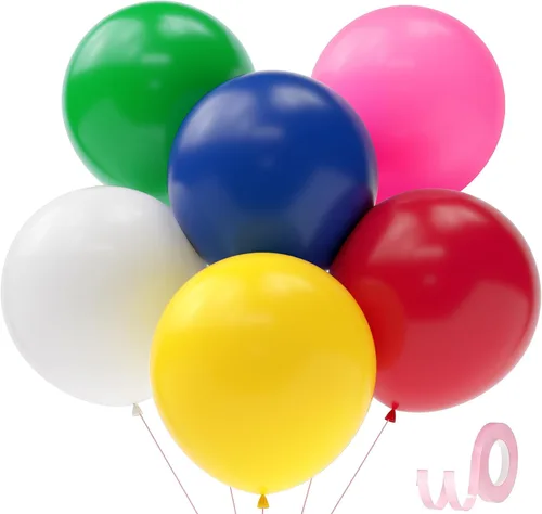Miniatura 23 de 125 pcs globos de látex arcoíris de 5 pulgadas, globos pequeños para guirnalda de globos o arco de globos como decoraciones de fiesta, decoraciones