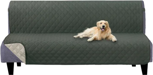 Miniatura 69 de U-NICE HOME Funda de sofá reversible para perros con correas elásticas, resistente al agua, protector de muebles para mascotas, funda de sofá