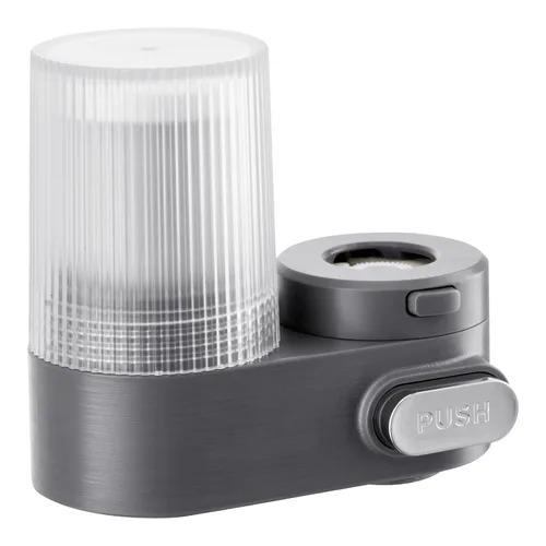 Miniatura 9 de Happybuy Grifo - Filtro de agua de montaje, purificador de agua vertical para fregadero, filtro de fibra de carbono certificado NSF, elimina