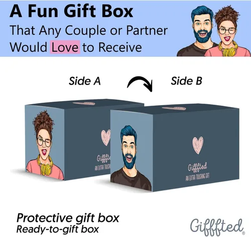 Miniatura 6 de Triple Gifffted Divertidos regalos para parejas para Navidad, aniversario de boda, compromiso, día de San Valentín, novia, novio, pareja, regalo