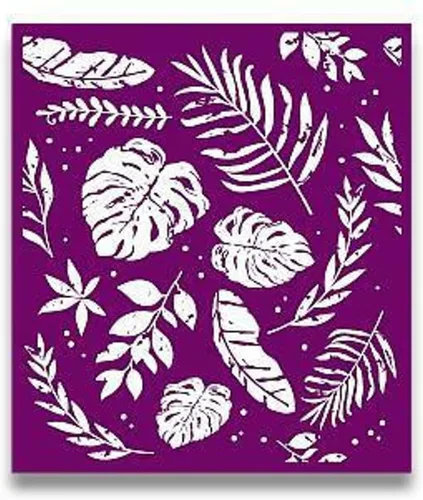 Miniatura 3 de Dixie Belle - Plantilla de serigrafía, botánica, 8 x 9 pulgadas, 3 plantillas individuales, plantilla de pintura reutilizable para manualidades