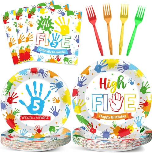 Miniatura 20 de 96 piezas de decoraciones de vaquera, suministros de fiesta, platos de papel con estampado de vaca, platos y servilletas desechables occidentales