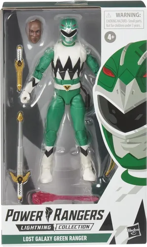 Miniatura 2 de Power Rangers Lightning Collection Lost Galaxy - Figura coleccionable y accesorios de 5.9 in, color verde Ranger