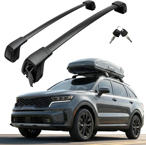 Miniatura 12 de Barras Transversales de Techo Actualizadas Compatibles con Volvo XC40 2018-2025, Barras Cruzadas Cerrables para Equipaje, Accesorios para Carga
