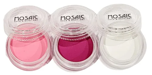 Miniatura 16 de Mosaic HydroCream - Paquetes de personajes de pintura facial para niños, no mancha, lavable, fórmula vegana gentil hipoalergénica. Pasteles