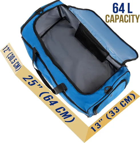 Miniatura 5 de Athletico Sideline - Bolsa de fútbol para baloncesto, voleibol y fútbol, incluye compartimento separado para tacos (negro)