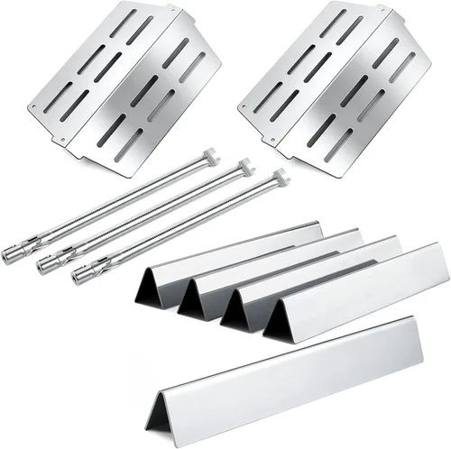 7620 7621 Barras aromatizantes 65505 Deflectores de calor 62752 Piezas de repuesto para quemador de parrilla Weber Genesis 300 Series con control