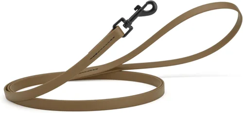 Miniatura 100 de Dogline Biothane - Correa impermeable para perro, correa de nailon tejido con revestimiento fuerte, con herrajes negros, a prueba de olores, fácil
