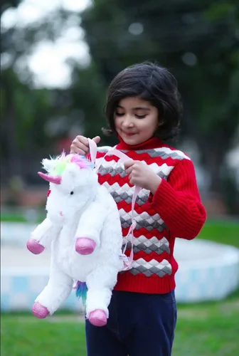 Miniatura 4 de Plushland Peluche esponjoso de unicornio arcoíris de 14 pulgadas – Suave regalo mágico para autismo déficit de atención hiperactiva, regalo de Nuevo