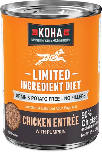 Miniatura 13 de KOHA Dieta de Ingredientes Limitados Entrée de Cordero para Perros - Comida Húmeda para Perros Sin Granos y Sin Rellenos - Comida Enlatada