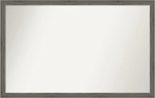 Miniatura 365 de Amanti Art Espejo personalizado, espejo de baño gris plomo a rayas, espejo de pared o espejo de tocador de baño sobre el fregadero