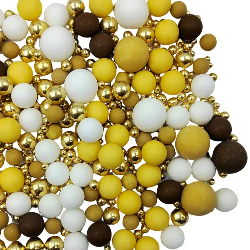 Miniatura 23 de Gránulos comestibles de azúcar de perlas azul real, dulces de tamaño mezclado para hornear, decoraciones comestibles para pasteles, coberturas