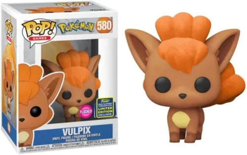 Funko Pop! Pokemon #580 Flocked Vulpix (Exclusivo de la Convención de Verano 2020)