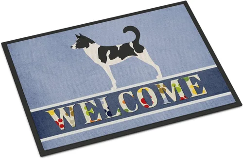 Miniatura 96 de Caroline's Treasures BB8321JMAT - Felpudo de bienvenida Berger Picard de 24 x 36 pulgadas, tapete azul para puerta delantera, para interiores