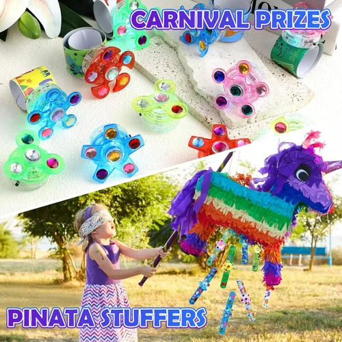 Miniatura 7 de SCIONE Paquete de 25 pulseras iluminadas para niños, recuerdos de fiesta de dinosaurios para niños de 4 a 8 a 12 años, rellenos de bolsas de regalos