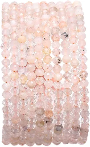 Miniatura 39 de BEADIA Cuentas Facetadas de Piedra Natural Amazonita Rondelle 3x4mm Cuentas Semipreciosas Sueltas para Hacer Joyas 38cm