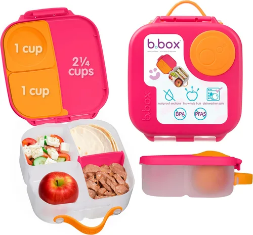 Miniatura 12 de b.box Mini lonchera de Batman, recipientes para aperitivos para niños, reutilizable, pequeña caja Bento para el almuerzo, contenedor de aperitivos