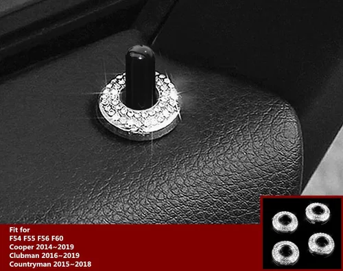 Miniatura 15 de Accesorios interiores brillantes para Mini Cooper F54 F55 F56 F60 con diamantes de imitación de cristal de modificación de moda
