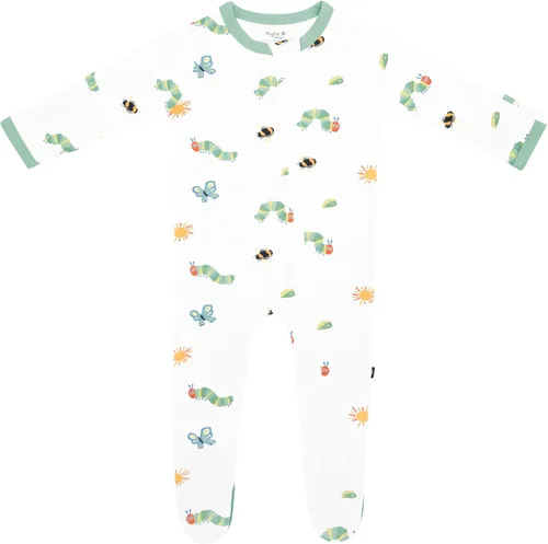Miniatura 100 de KYTE BABY Pies unisex con cierre de cremallera, rayón hecho de bambú, 0-24 meses