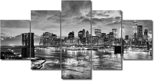 Miniatura 77 de TUMOVO Fotos en lienzo de Estados Unidos, Cincinnati, Ohio, Skyline at Dusk para tu sala de estar, impresiones de paisaje urbano de rascacielos