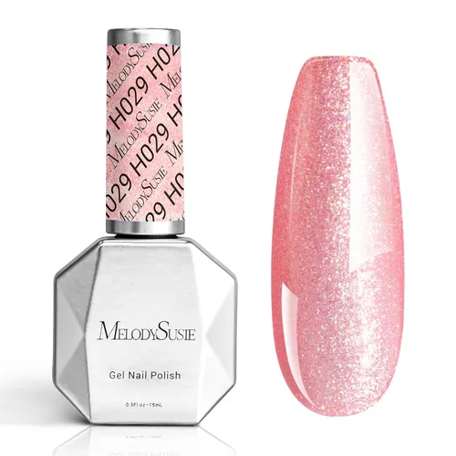 Miniatura 20 de MelodySusie Esmalte de uñas de gel grueso color rosa nude, 0.5 fl oz removible con remojo UV LED Funny Bunny esmalte de gel rosa, regalo de Navidad