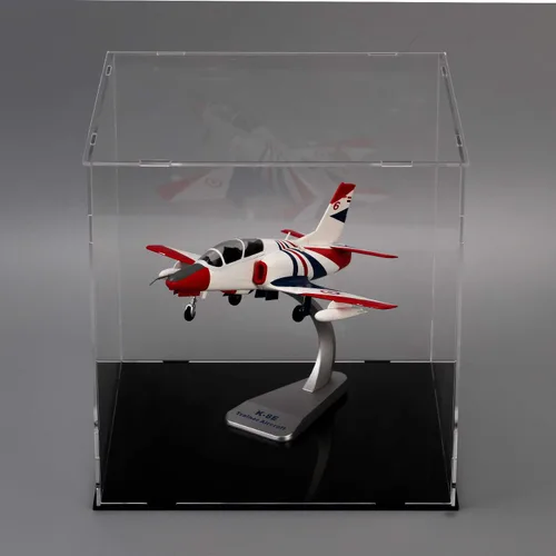 Miniatura 3 de Evron Vitrina para coleccionables, caja de acrílico transparente, estuche de vidrio alternativo para exhibir figuras de acción, almacenamiento