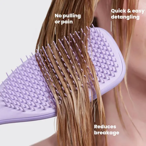 Miniatura 4 de Tangle Teezer Cepillo Desenredante Fino y Frágil Definitivo, Cepillo para Cabello Seco y Húmedo para Desenredar y Reducir la Rotura, Rosa Malva