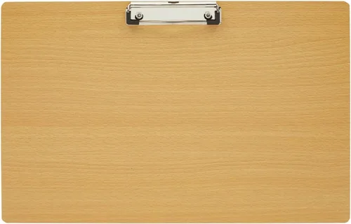 Juvale Portapapeles de madera, 11.5 x 17 pulgadas, madera natural, tablero de regazo y caballete de regazo, portapapeles de tamaño legal para