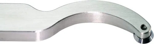 Miniatura 5 de Herramienta de torneado de madera de cuello de cisne hueco de tamaño medio, torno de madera, herramienta de cincel doblado con punta de inserción