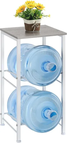 Miniatura 8 de LIANTRAL Organizador de Botellas de Agua de 5 Galones con Estante de Almacenamiento, Soporte para Jarra de Agua, Estante para Jarra de Agua, Soporte