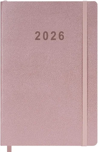 Miniatura 24 de Agenda académica 26-27, planificador semanal y mensual, julio de 2026 a junio de 2027, páginas de vacaciones, contactos y notas, cubierta de cuero