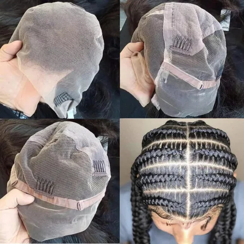 Miniatura 9 de Pelucas de cabello humano con encaje completo, ondulado, HD, transparente, hecho a mano, peluca de encaje entera hecha a mano, previamente