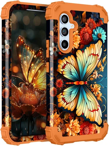 Miniatura 127 de Hocase Funda para Galaxy A37 5G, protección resistente a prueba de golpes, parachoques de goma de silicona suave+funda protectora híbrida