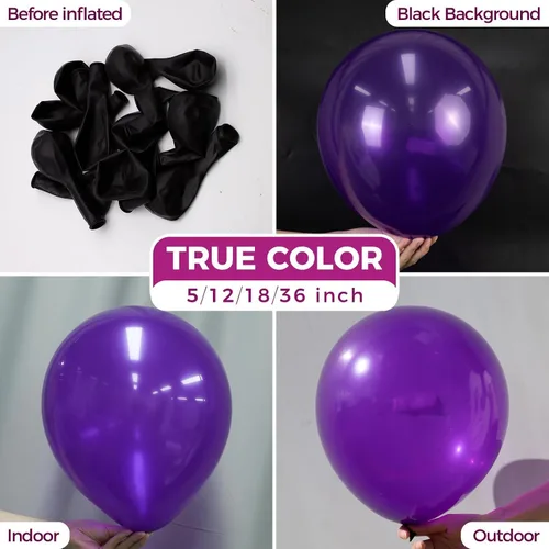 Miniatura 241 de Bezente - Globos de 5 pulgadas de látex redondos pequeños para revelación de género, despedidas de soltera, cumpleaños, bodas y aniversarios, aptos