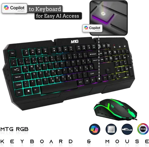 Miniatura 6 de TechMagnet PC de escritorio para juegos, Intel i5 6ª generación, Zeus Pro 6, RX 550, 16 GB de RAM, SSD de 1 TB, monitor de 22 pulgadas, teclado