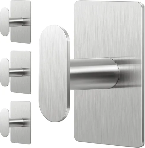 Miniatura 10 de pickpiff Ganchos adhesivos para toallas para baño: colgador de pared extra fuerte de 20 libras para ducha, cocina, casa rodante, apartamento