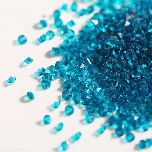 Miniatura 23 de 5000 cuentas de diamantes de imitación de cristal de diamante ultra mini de 0.044 pulgadas con parte trasera plana, cristales iridiscentes, brillo